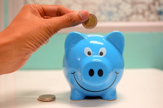 a piggy bank filled with coins