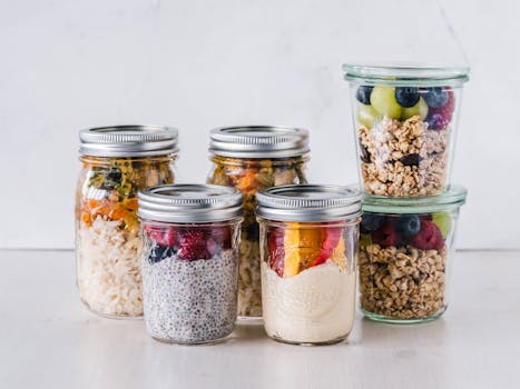 healthy meal prep ideas in containers