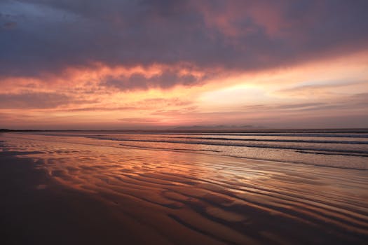 beautiful serene beach